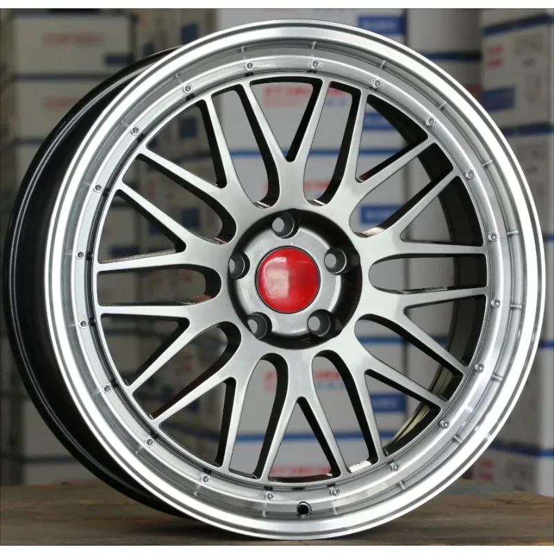 Cubo de rueda Universal 15 16 17 18 19 pulgadas ruedas de coche de pasajeros carreras de radios múltiples 4x1 0/114,3 5x112 5x120 ruedas formadoras de flujo