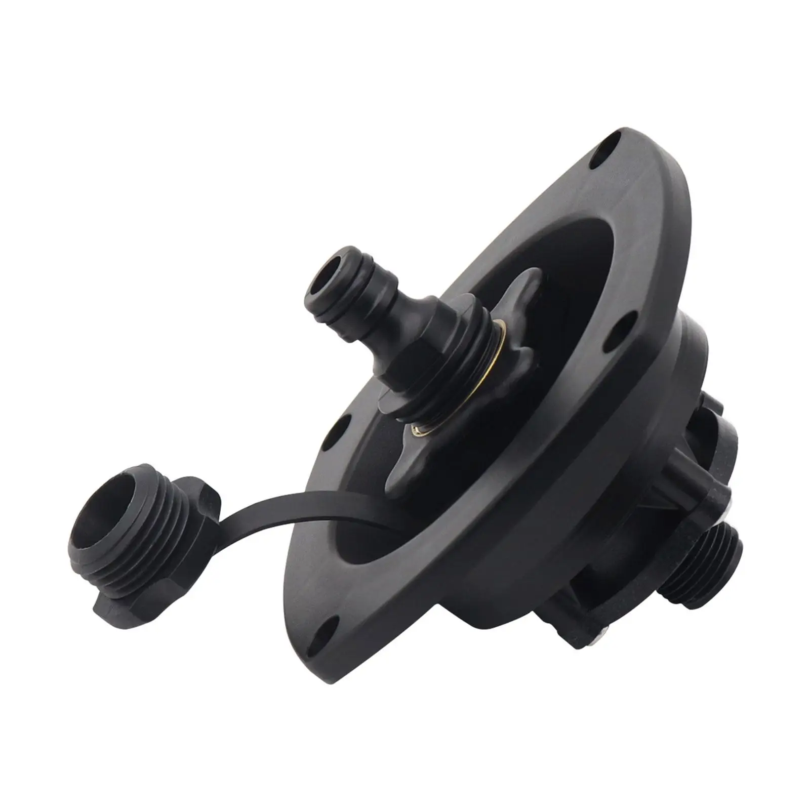 RV Water Inlet with Built-in Check Valve Universal Hookup Connector for Trailer Boat Outdoor Application
