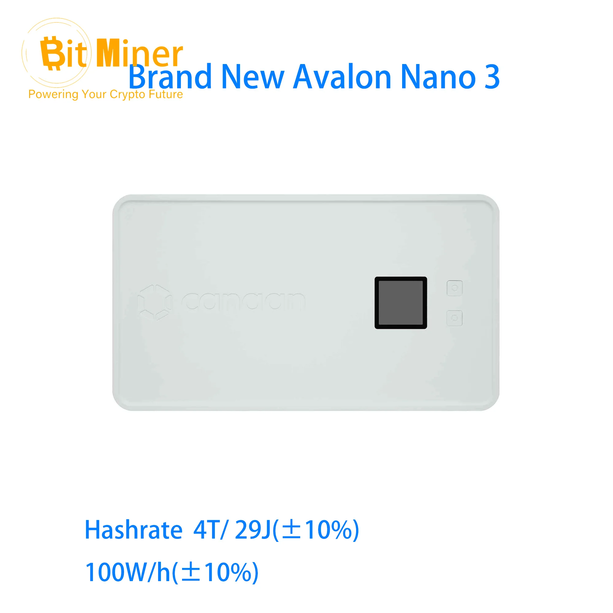 New Avalon Nano 3 BTC Miner Solo 4Th/s BTC Home Miner Mute Bitcoin Miner with Power Supply Portable Small Heater MiniBTC Machine