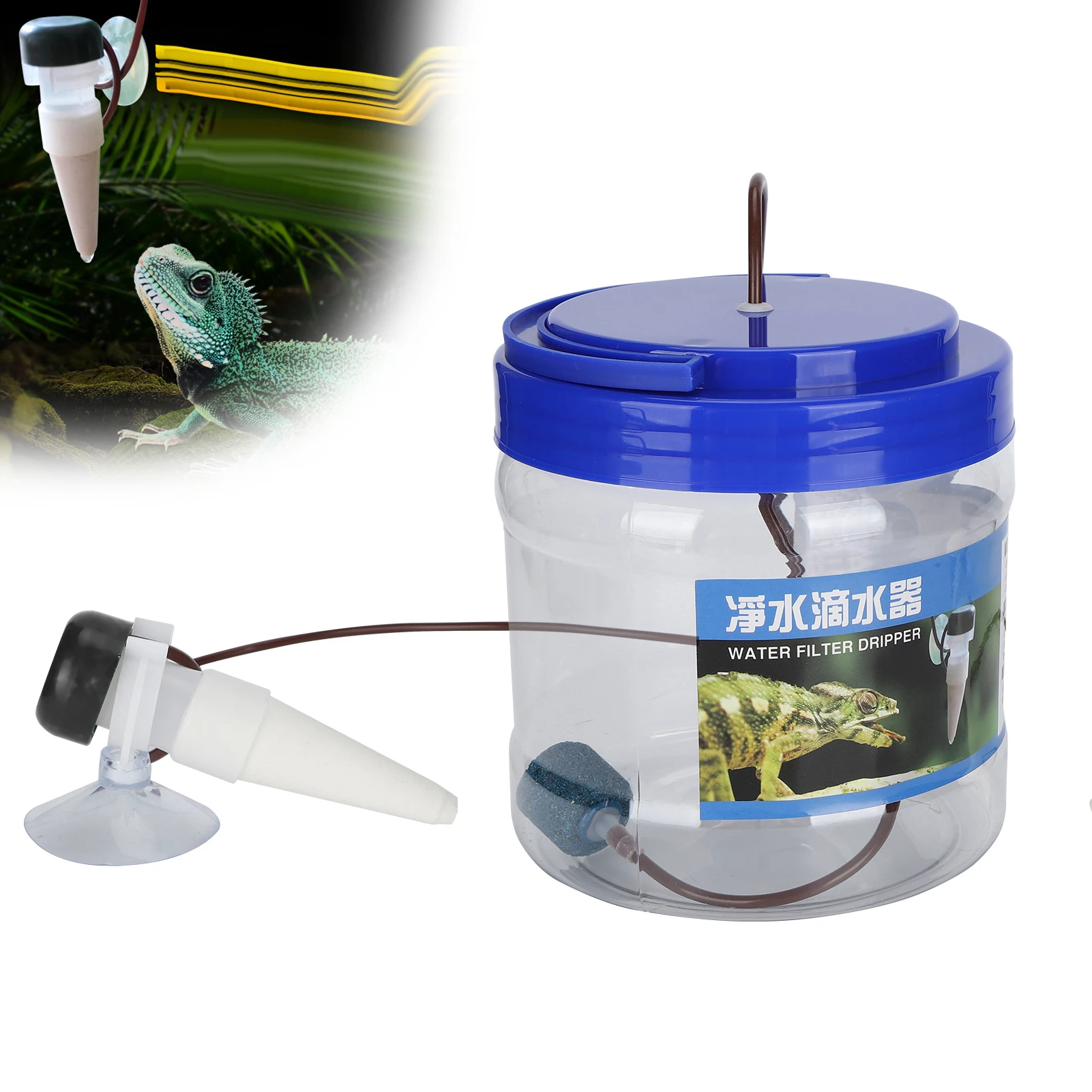 Reptile Watering Tool Reptile Water Dripper Kit Plants Irrigation Devices Reptile Humidifier Watering Tool Reptile Water Dripper