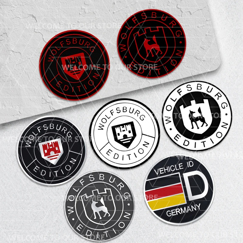 Авто 3D металлический логотип Wolfsburg Edition, решетка, эмблема, значок на багажник автомобиля, наклейки, стиль для Tiguan Golf Polo Scirocco Touareg