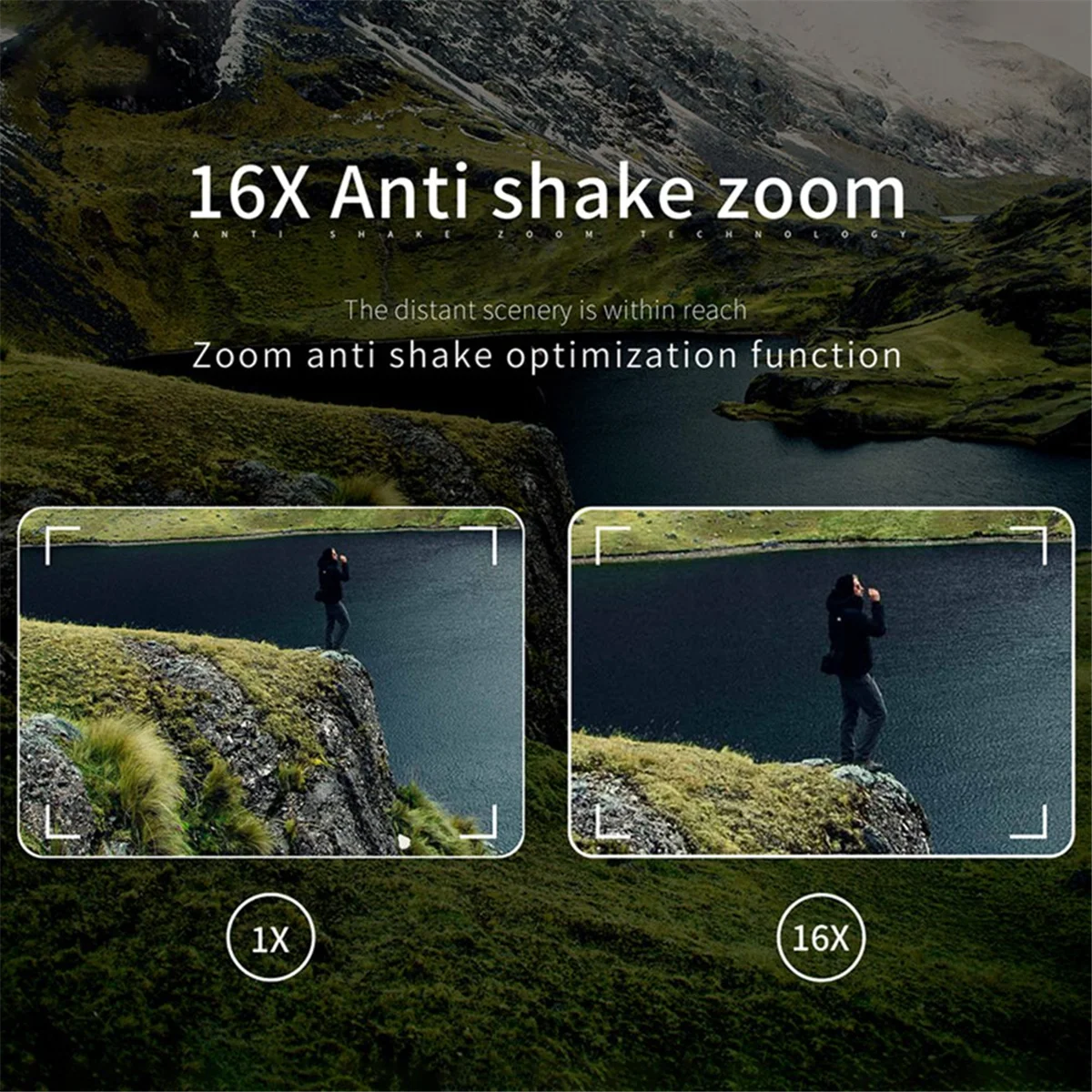 Vendita calda Fotocamera digitale professionale Fotocamera HD 4K Fotocamera digitale WIFI con zoom 16X Telecamera per visione notturna con microfono