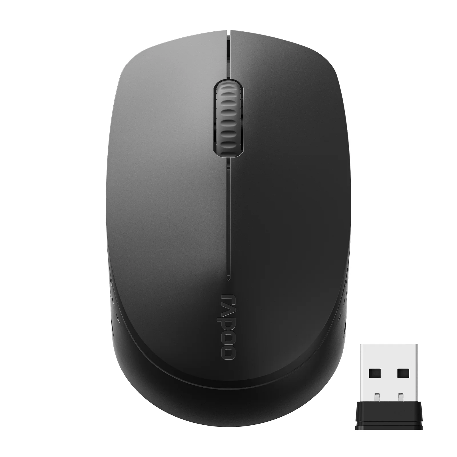 Rapoo M100 Multi-Mode Wireless Mouse Silent 2400DPI Bluetooth Mouse Support 2 Devices for Windows PC Laptop Computer