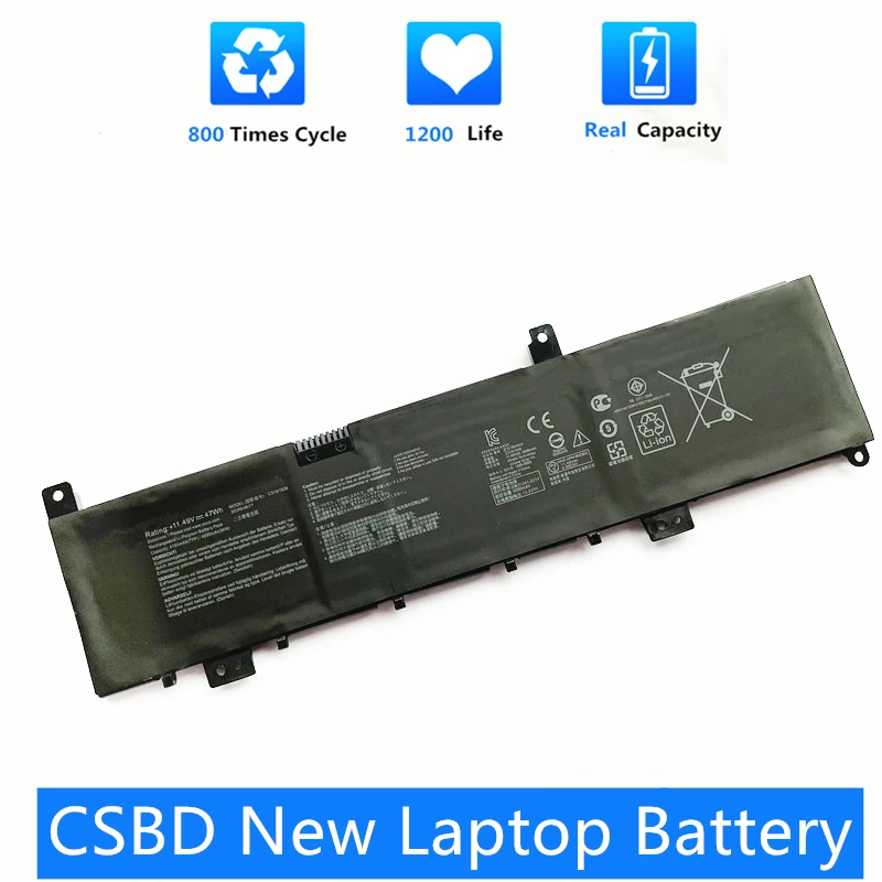 

CSBD New 11.49V 47WH C31N1636 0B200-02580100 Laptop Battery For Asus N580VN X580GD N580GD X580VD N580VD X580VNVD7300 NX580VD7700