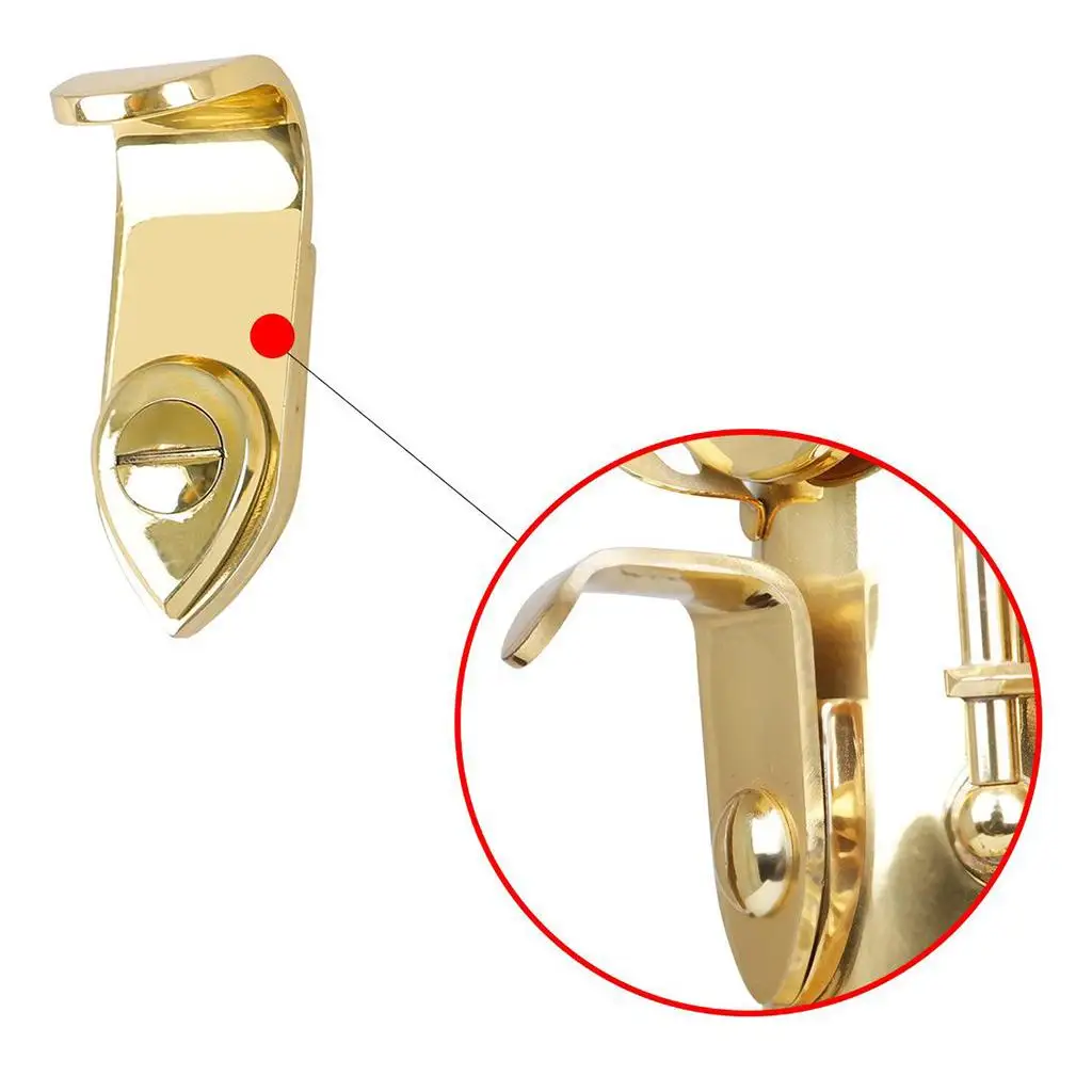 Saxophone Thumb Hook Rest Thumb Support Alto Tenor Sax Parts Golden