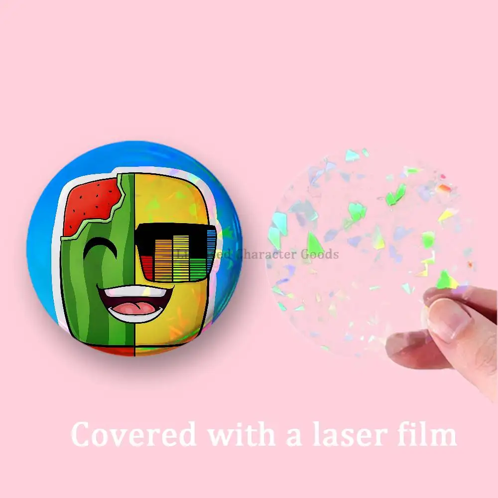 S-Sunny and M-Melon Custom Badges 75mm 44mm 25mm 32mm 58mm Hat Backpack Accessories Toys Collect Gifts Large