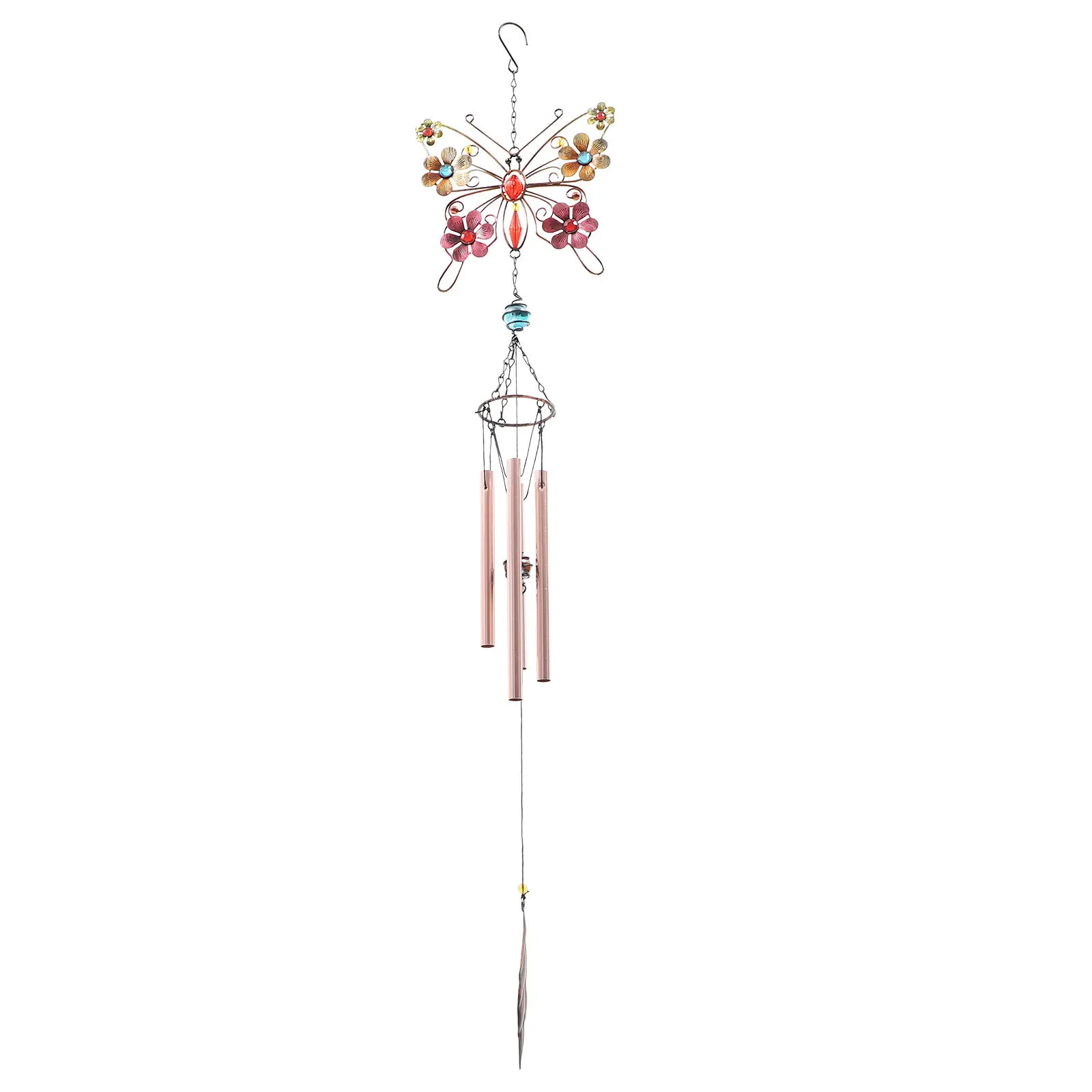 

Iron Butterfly Chime Durable Hanging Bell Home Decor Wall Pendant Garden Iron Bell Pendant Patios Entryways Sound