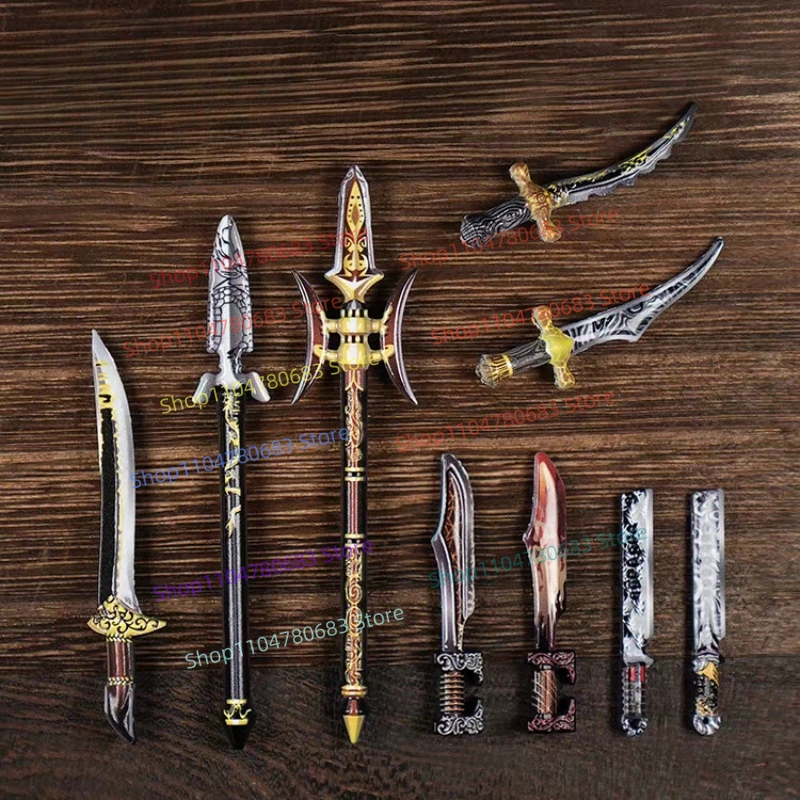 

MOC New Doll Building Blocks Mini Doll Accessories Sword Gun Toy Ornaments Splicing Holiday Gift Collection