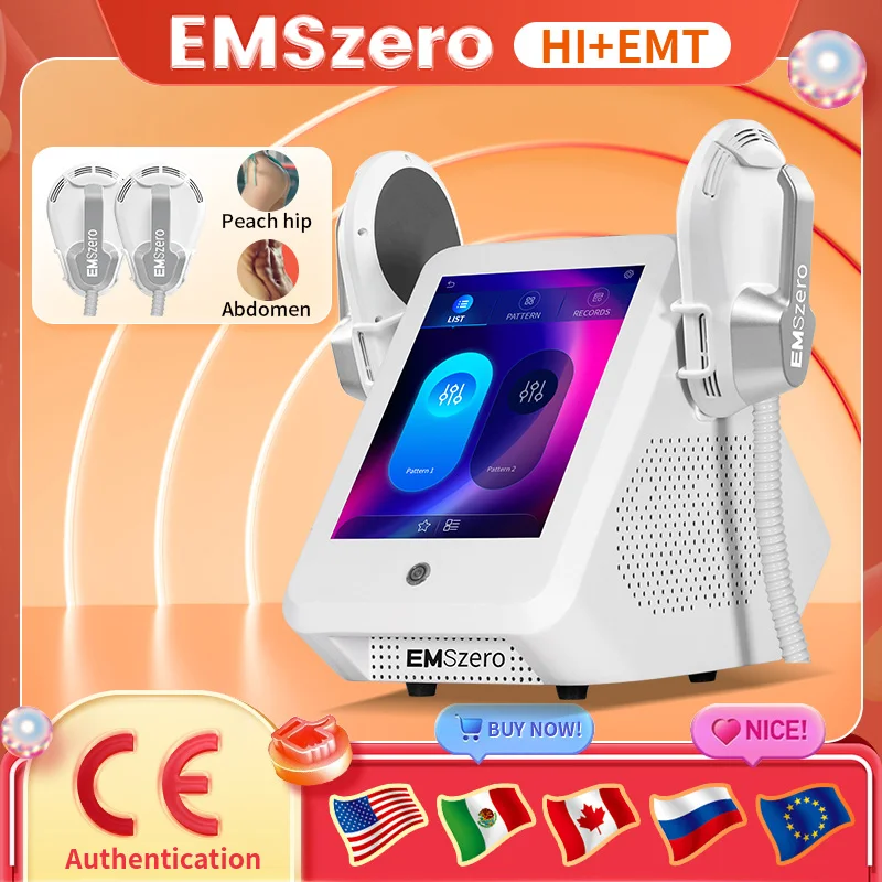 EMSzero 15 Tesla 6500w RF Body Slimming Nova Fat Burning Muscle EMS Sculpting Electromagnetic Stimulate Hi-emt Pro Machine