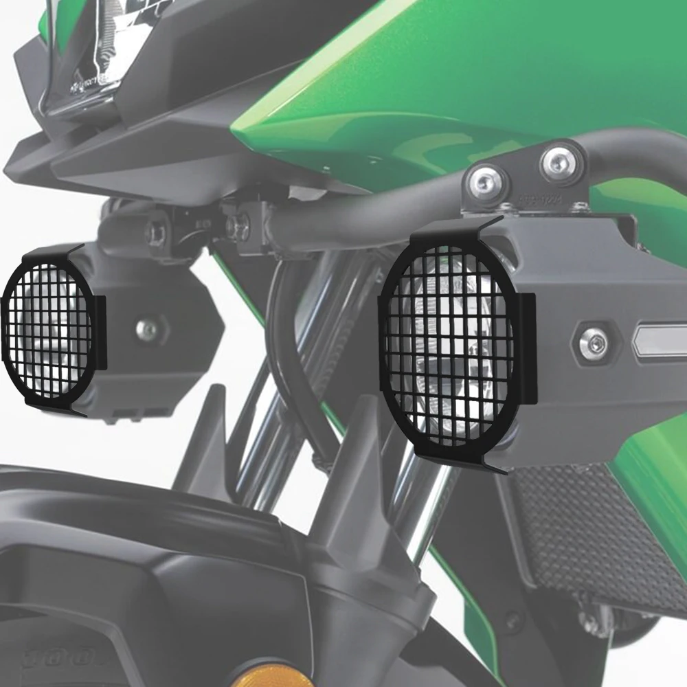 

Мотоциклетные светодиодные противотуманные фары, защитные ограждения для KAWASAKI VERSYS-X 300 2017-2020-2021-2022-2023, вспомогательная крышка прожектора