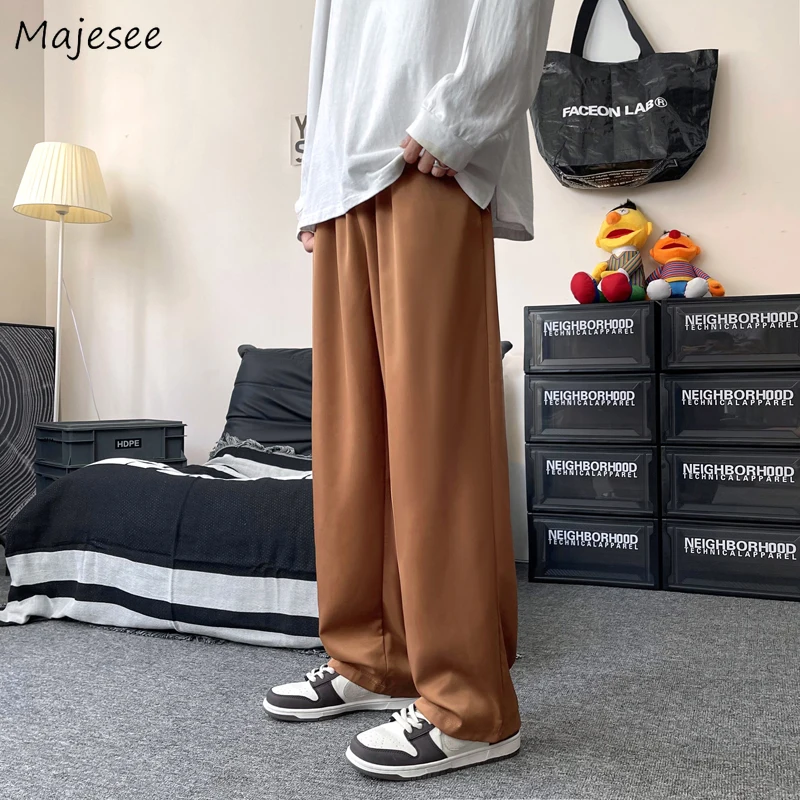 Pants Men Summer Baggy Pantalones Korean Stylish Personality All-match Popular Hip Hop Simple Handsome Casual Japanese Teens Ins