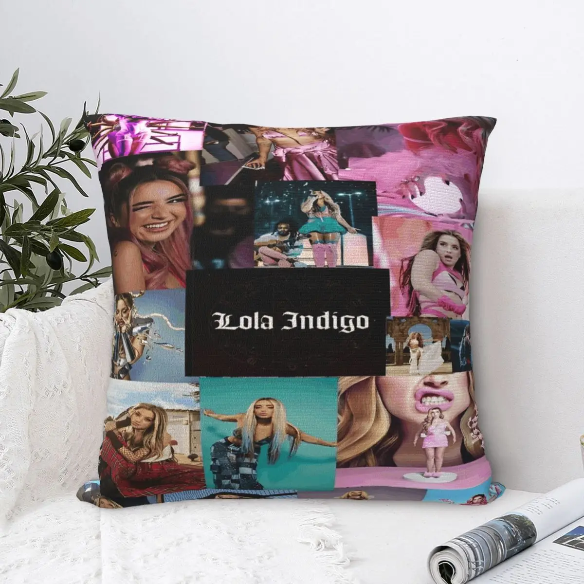 Lolas Indigos 2025 Tour Pillowcase Stuff Printed Cushion Cover Throw Pillow Cover Chair Decorations Square Multiple Sizes