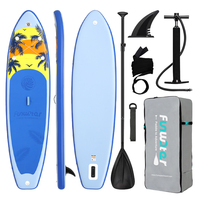 FunWater Sup Board Inflatable Surfboard Stand Up Paddle Board 335 x 84 x 15 cm Complete Inflatable Sup Paddle Board Accessories