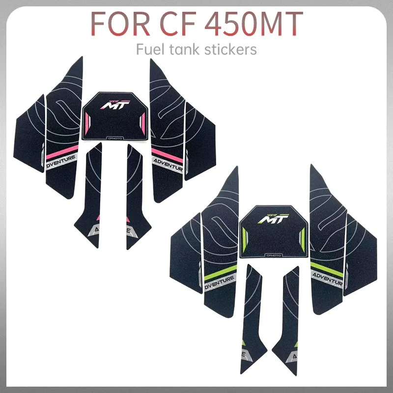 For CF 450MT 450 MT 2024 Motorcycle Side Sticker Fuel Tank Decal Protector Traction Pad Cover Decoration Sets Anti slip