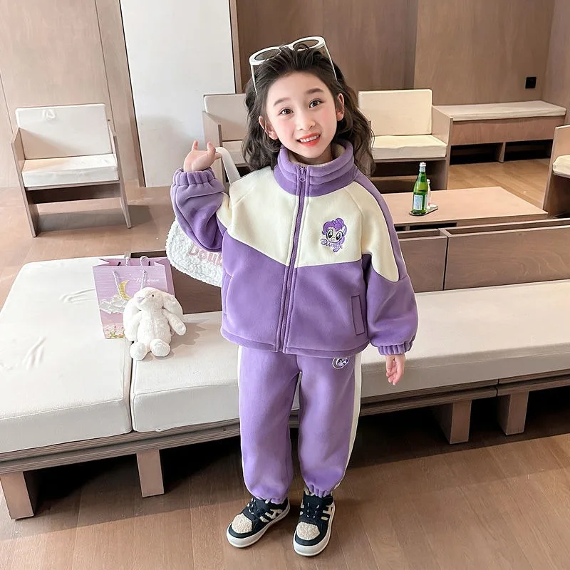 ملابس رياضية كاجوال للفتيات من My Little Pony Cartoon اللطيفة Twilight Sparkle Pinkie Pie للخريف والشتاء، أنيقة ومتعددة الاستخدامات