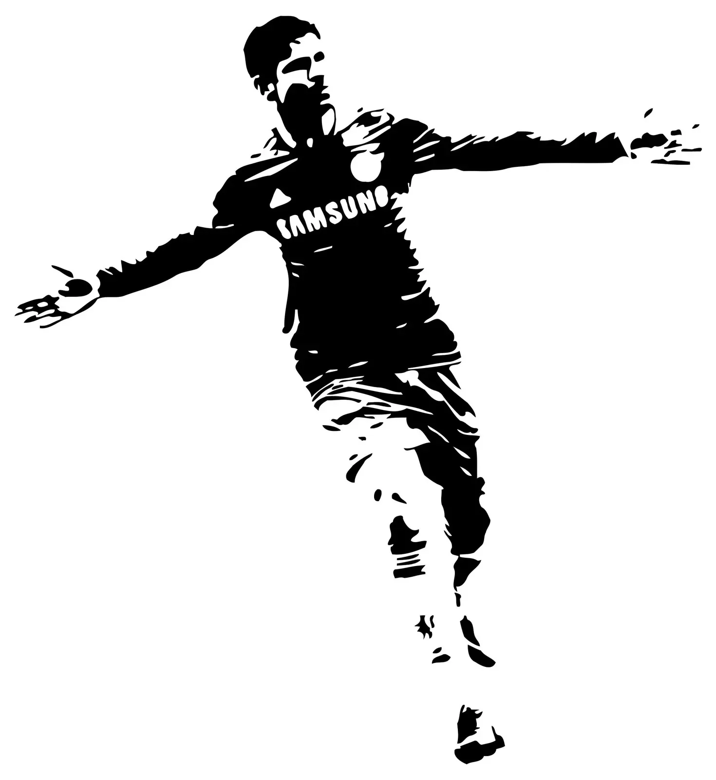 Diego Costa Spanish Spain   footballer    football soccer  self-adhesive  removable Wall Sticker Art  Decal Mural   Decor