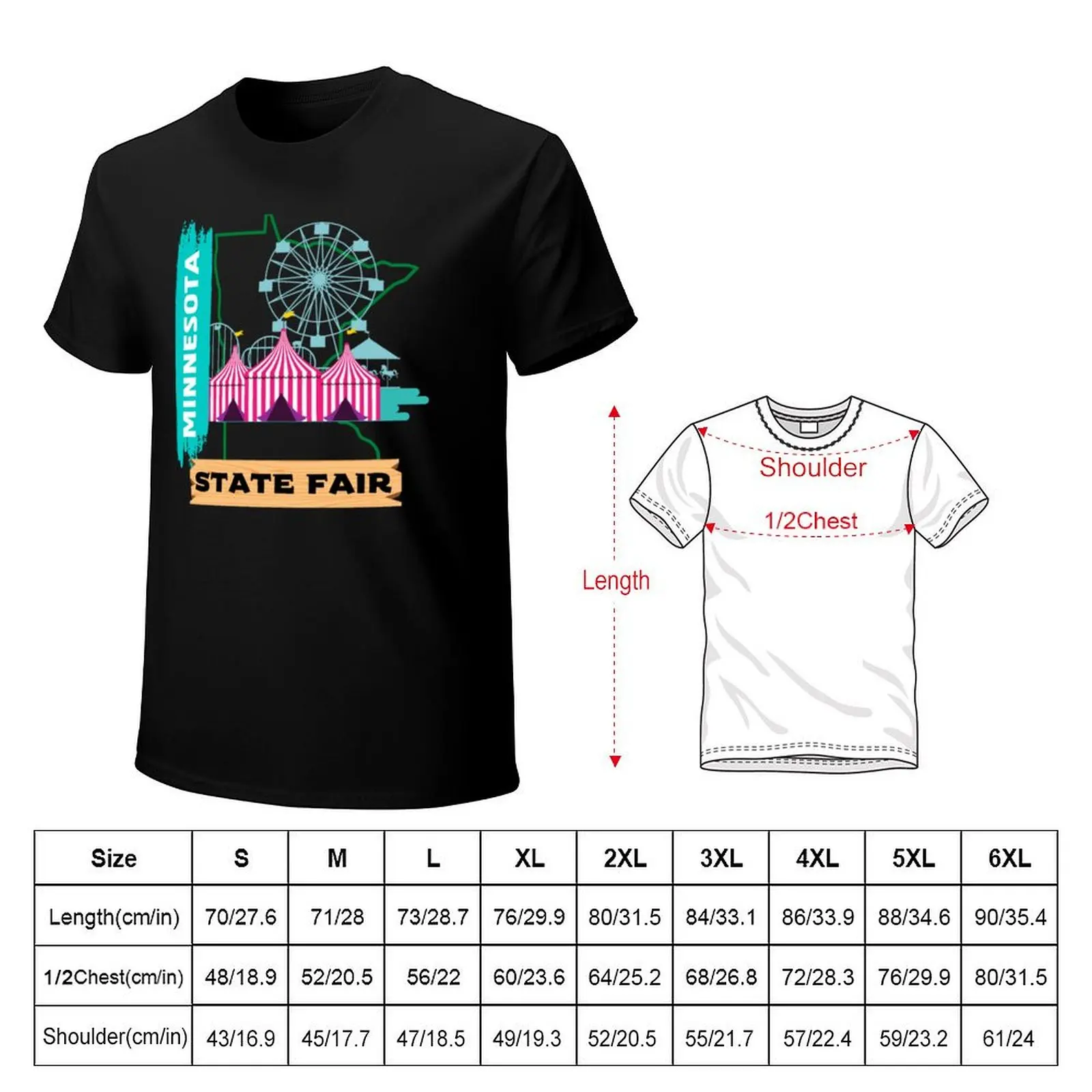 Minnesota State Fair (1) T-Shirt Long Lasting Casual T-Shirt