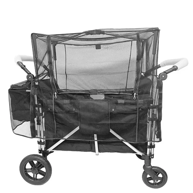 Seater Elite Uitgebreide kinderwagen Wagon Auto-accessoires Wagon Chair Cart Trolley