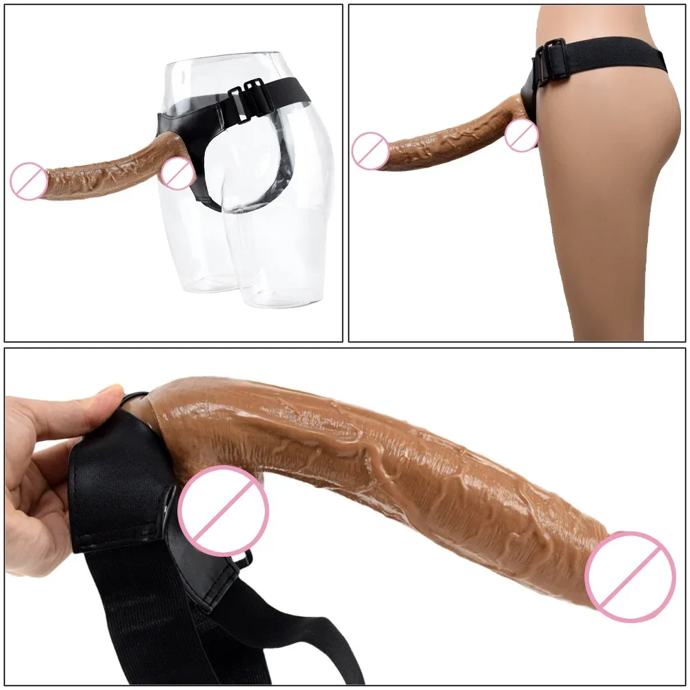 Consolador grande usable para masturbación femenina, juguetes sexuales para parejas Gay, pene Artificial de PVC, pene, productos para adultos, consolador Sexshop