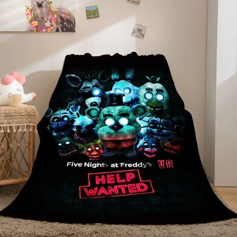 Sofa Blankets for Winter A-Five A-Nights at A-Freddy´s Microfiber Bedding Warm Bed Fleece Decorative Sofa Fluffy Soft Blankets