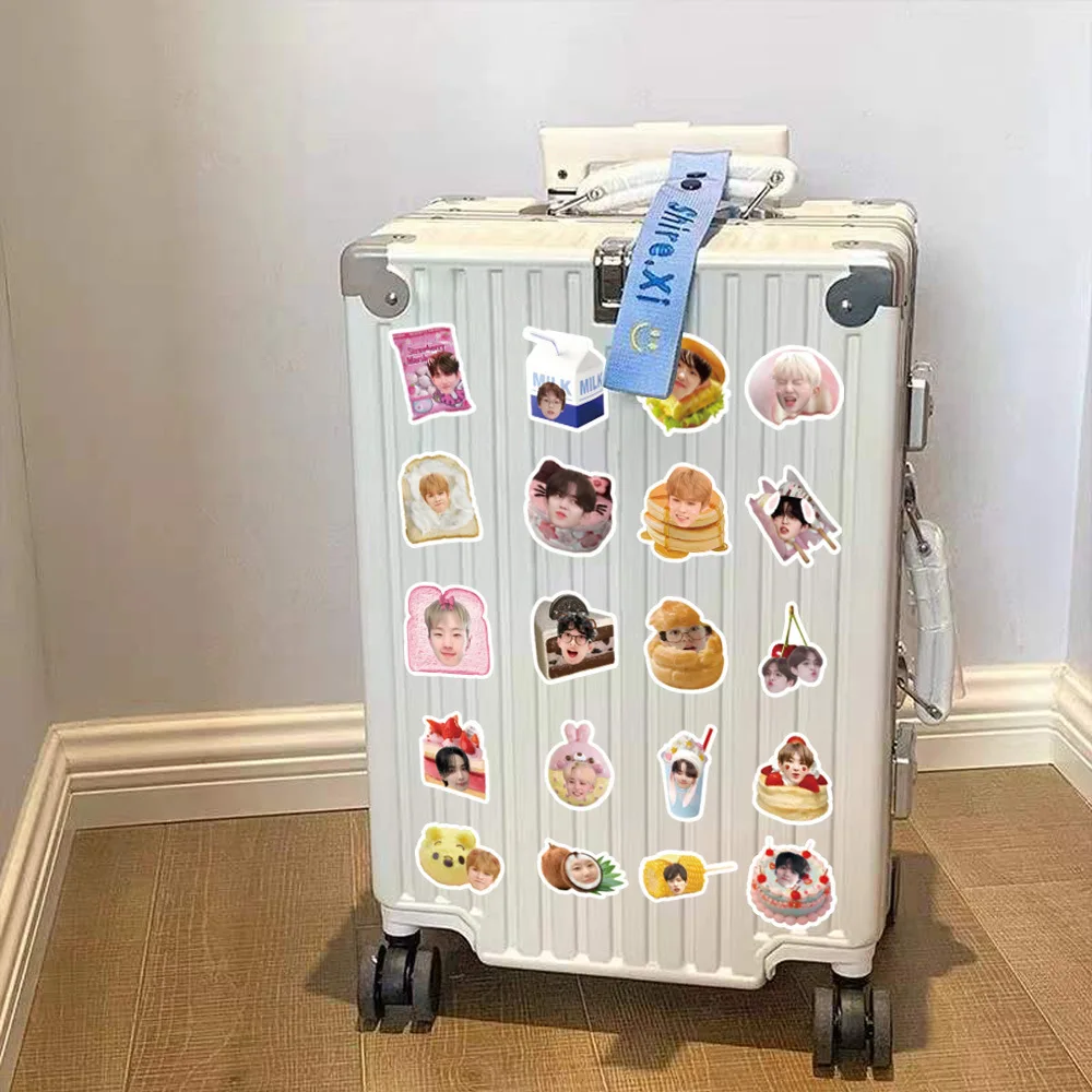 63pcs Cartoon Seven Food Avatar Stickers SVT Member Water Cup Phone Case Deco Stickers