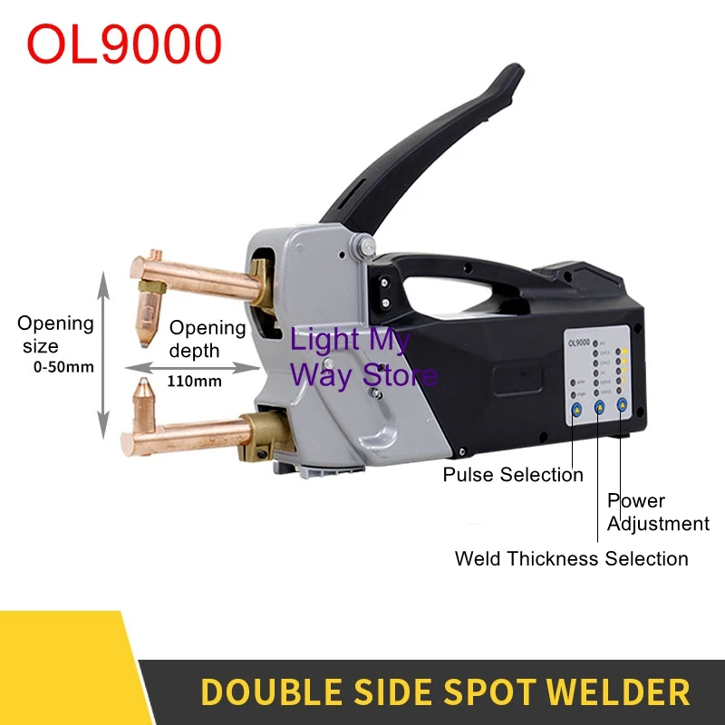 Double sided spot welder automotive sheet metal bumper welder handheld portable repair machine resistance butt welder