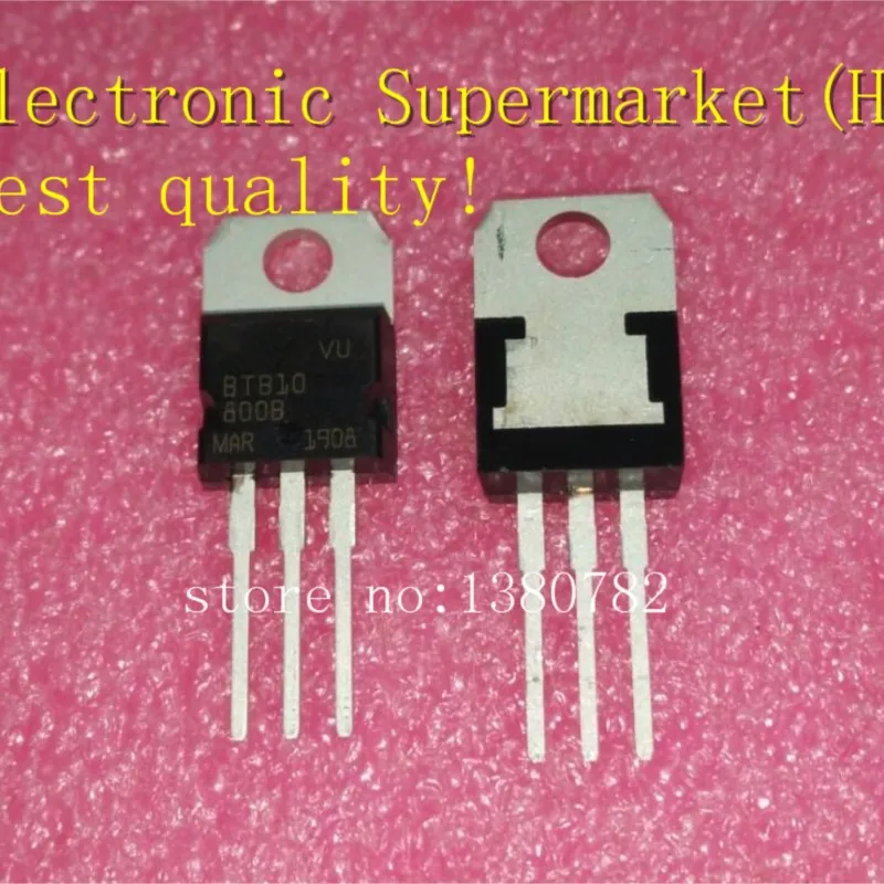 

Free shipping 100pcs/lots BTB10-800B 10A/800V NEW TO-220 IC In stock!