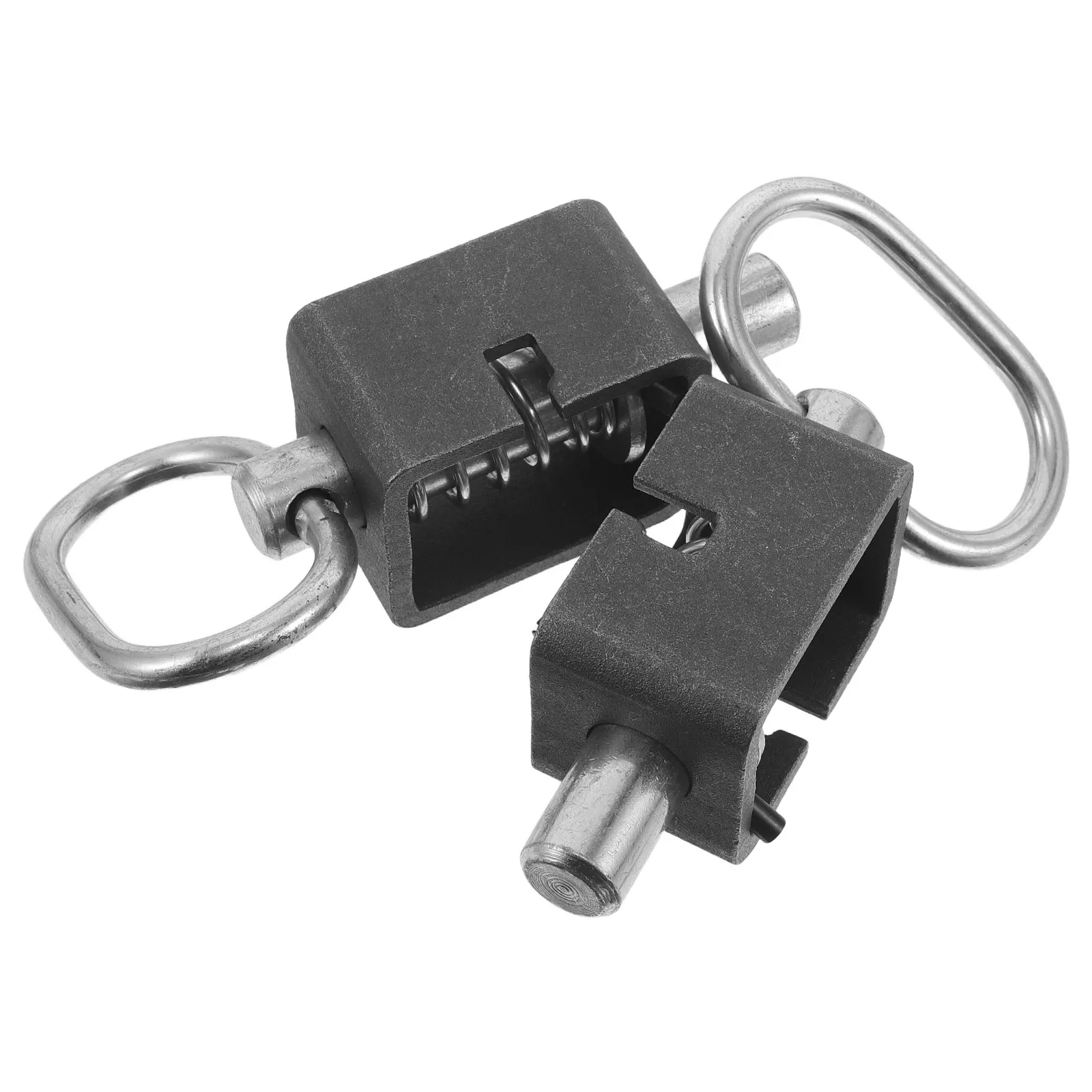 

2Pcs Trailer Spring Loaded Latch Heavy Duty Weldable Stainless Steel Gate Latch Assembly Utility Trailer Door Lock