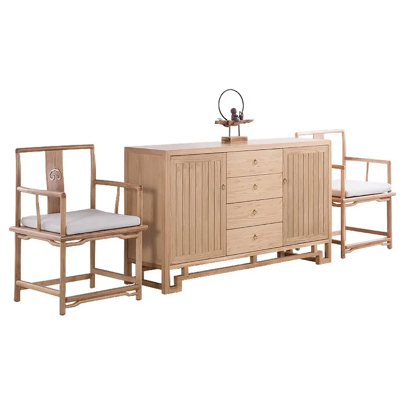 

Retro, porch door, zen, solid wood, storage, clubhouse, homestay, hotel, dining side