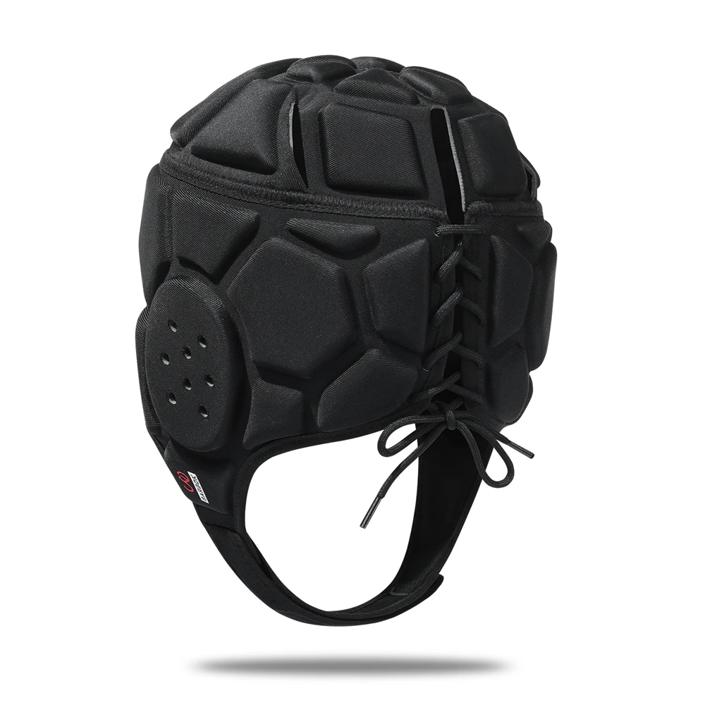 Professione calcio calcio Baseball portiere casco sport Rugby scrumm Cap Head Guard portiere Roller Hat protezione per la testa in fibra