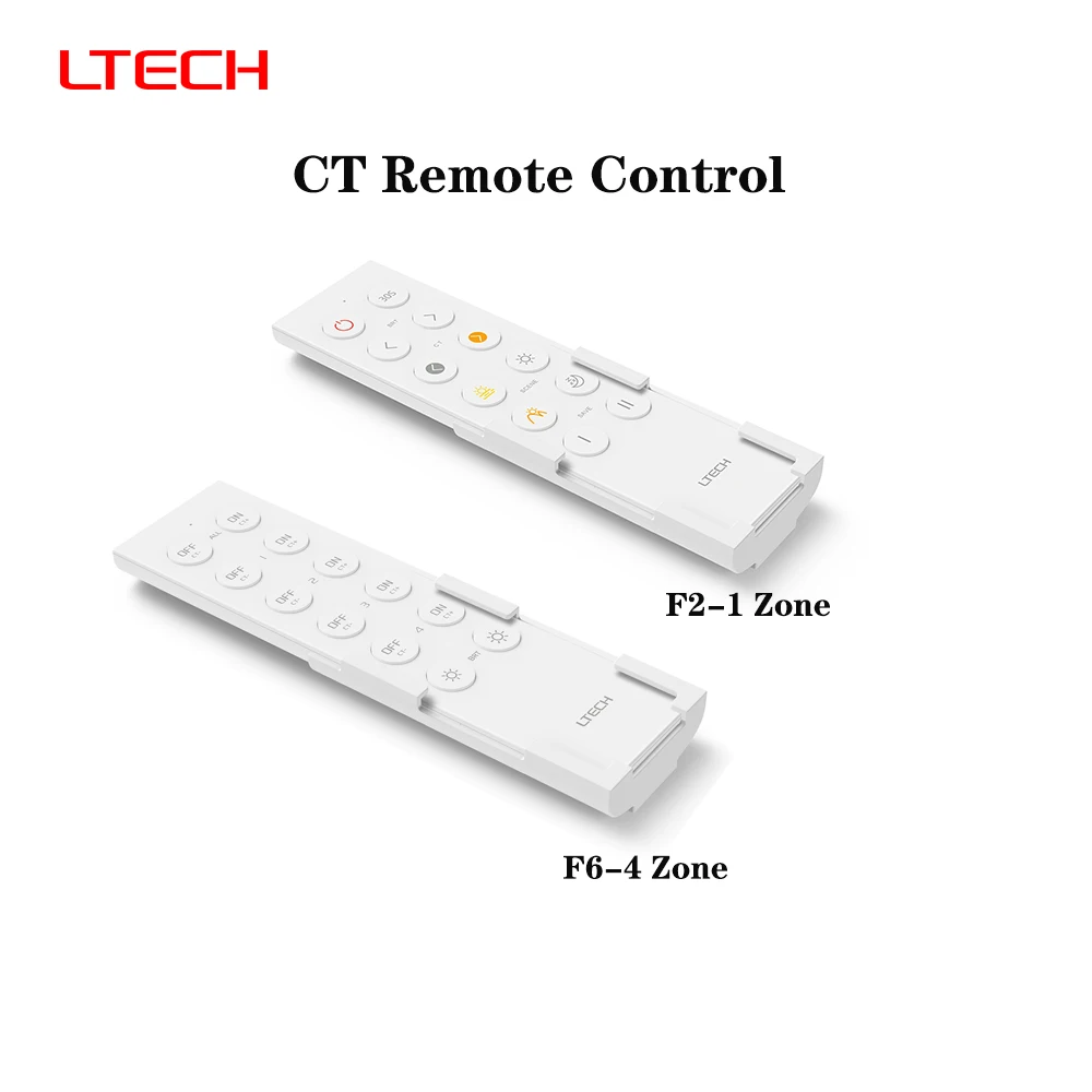 LTECH F1 Mini RF2.4GHz 1/4zone Single/Dual Color RGB RGBW Wireless LED Remote Dimming Control For  F4-3A/F4-5A/F4-CC