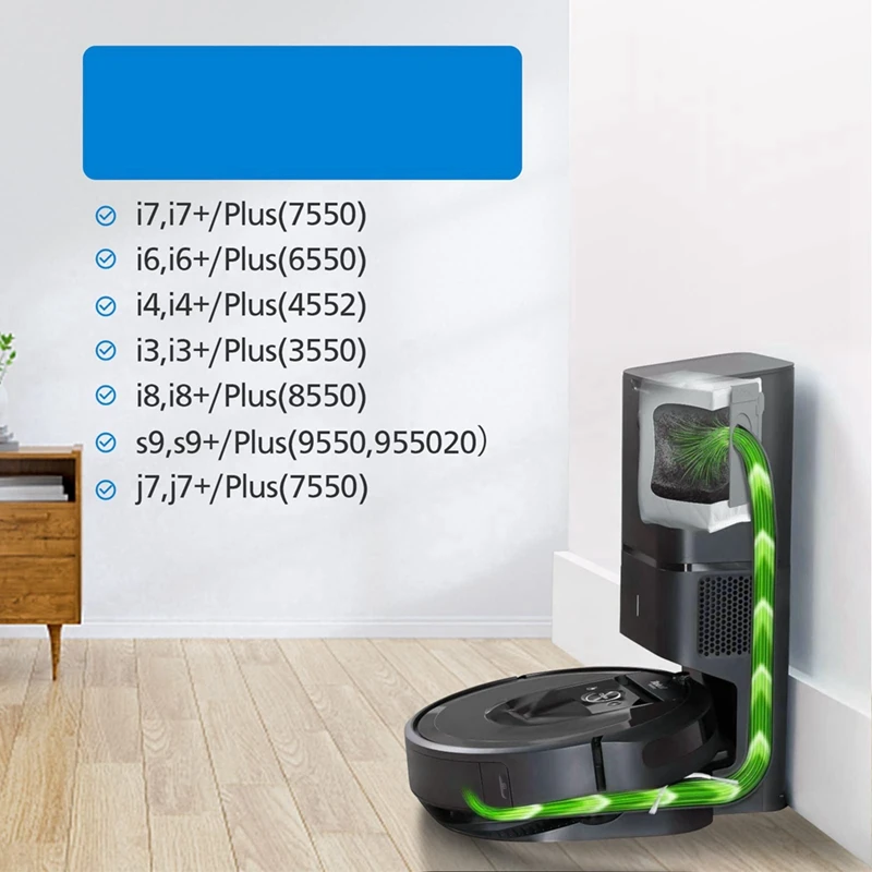 IRobot Roomba,i7 Plus e5 e6 e7 s9 s9用アクセサリ,掃除機バッグ,交換用ダーバッグスペアパーツ