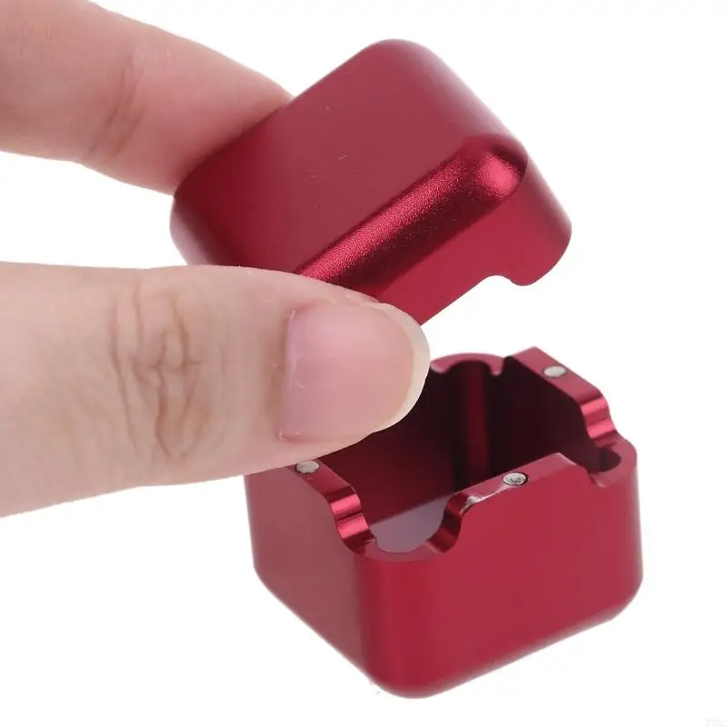 77HC Aluminum Portable Mini Pool Cue Tip Chalk Holder for Carrier for Case Box for Bi