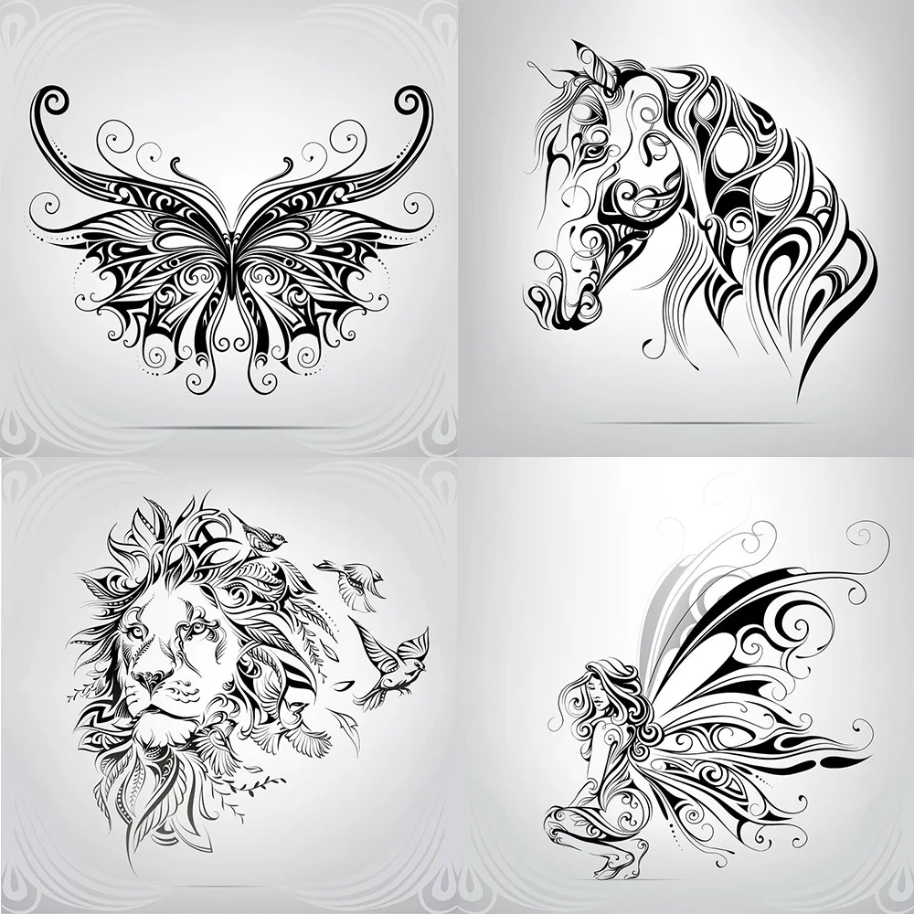 아트 걸 아트 동물 투명 스탬프 고무 실리콘 씰, DIY 스크랩북 카드 제작 앨범 장식 공예, 10 × 10cm