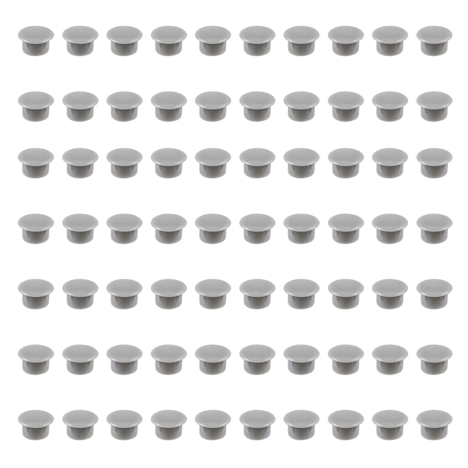 

300Pcs Round Button Caps Grey Plastic Hole Plugs Cabinet Shelf Drill Hole Covers Furniture Screw Caps Grey Drilling Cover Plugs