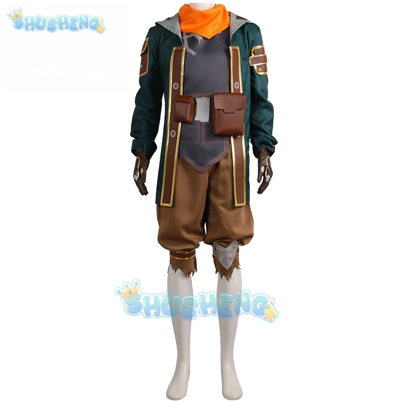 LOL Arcane Ekko Guardians of the Future Cosplay Costume Cos Game Anime Party Uniform Hallowen Play Role Clothes Clothing