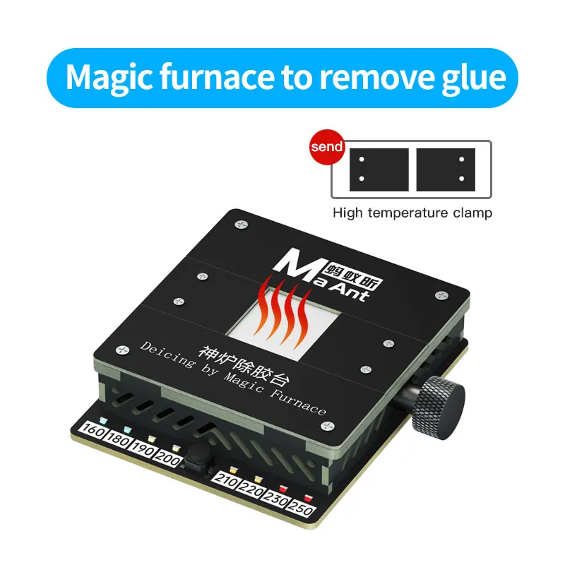 MaAnt SL-1 Rubber Removal Table for Mobile Phone Constant Temperature Rapid Heating IC CPU  Glue Removal Maintenance Platform