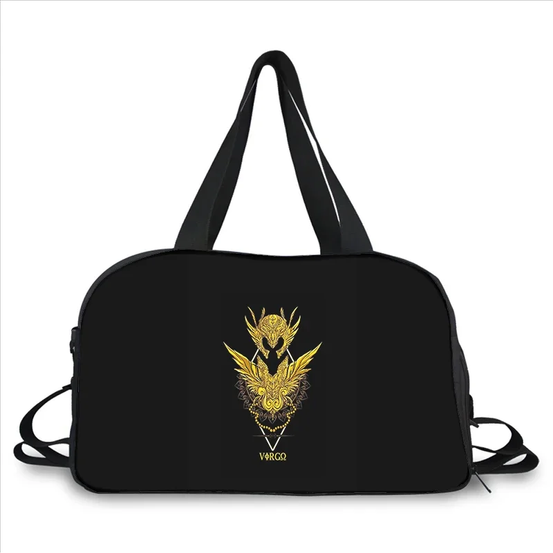 Anime giapponese Saint Seiya 3D printing fashion trend borsa da viaggio multifunzione portatile di grande capacità