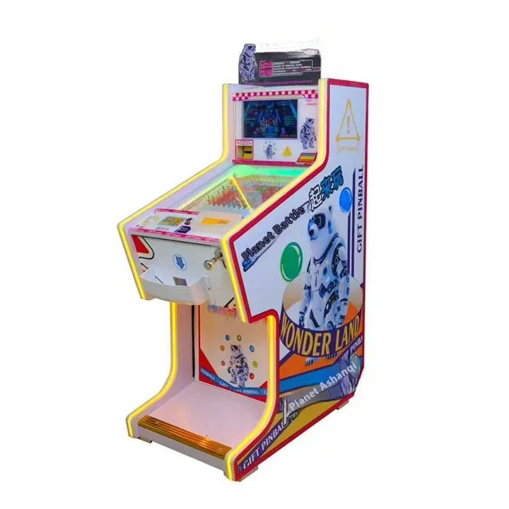 

Небольшой коммерческий настольный пинбольный автомат, модный диспенсер для карточек с монетоприемником, аркадное оборудование для лотерейного клуба