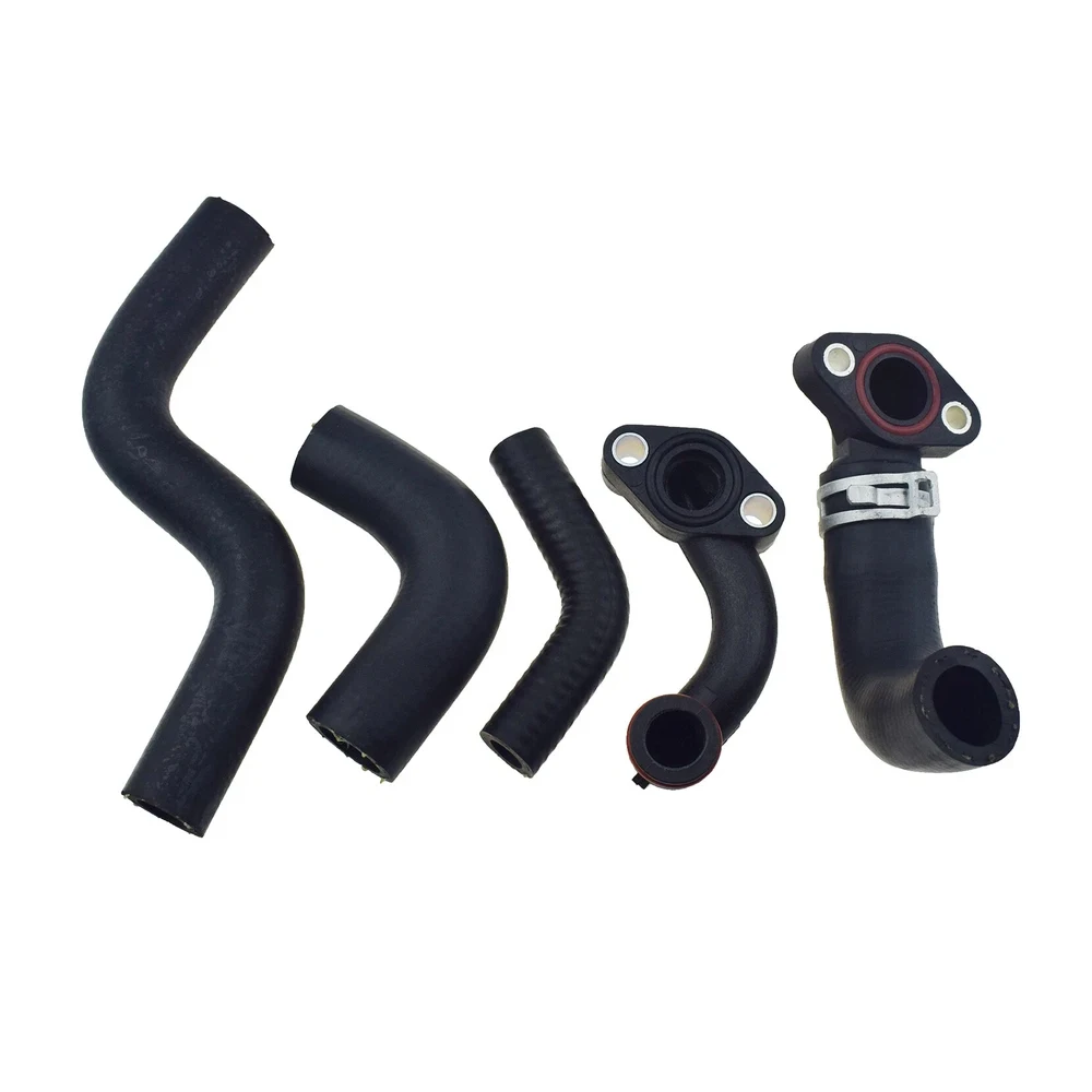 Engine 5pcs Radiator Coolant Water Pipe Pass Tube Kit Fit 3.0 L T For Dodge Jeep Grand Cherokee RAM 1500 3.0L V6 Diesel 14-19