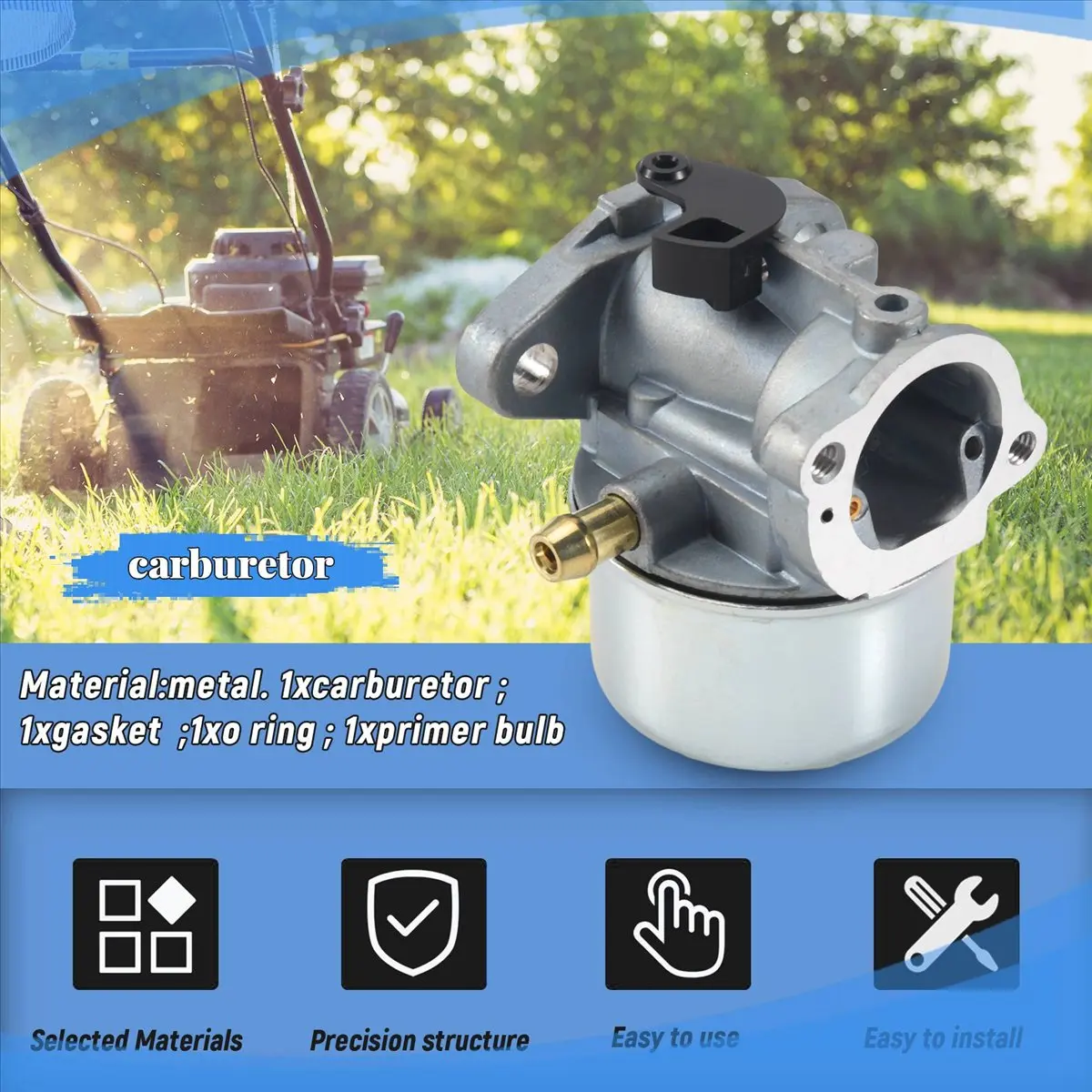 Super Sale Mowers Carburetor For Briggs & Stratton Engine 799868 498254 497347 497314 498170 Carb 4Hp 5Hp 6Hp 6.75Hp 6.5Hp 7Hp