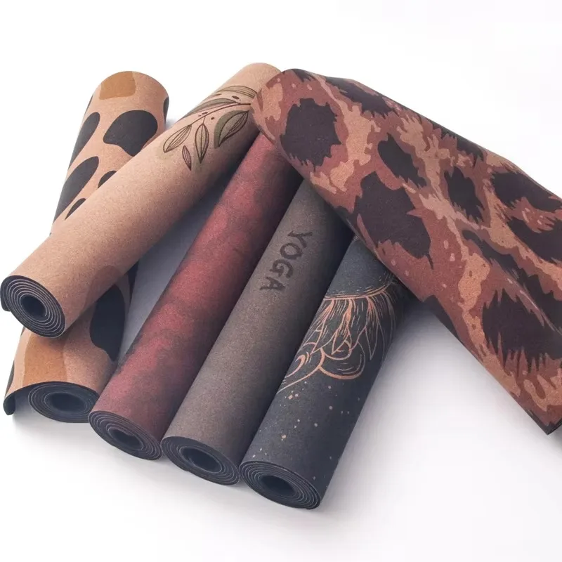 YTYIN OEM Design Your Own Cork Rubber Foldable Yoga Mat