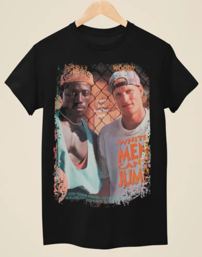 White Men Can't Jump - Movie Poster Inspired Unisex Black T-Shirt