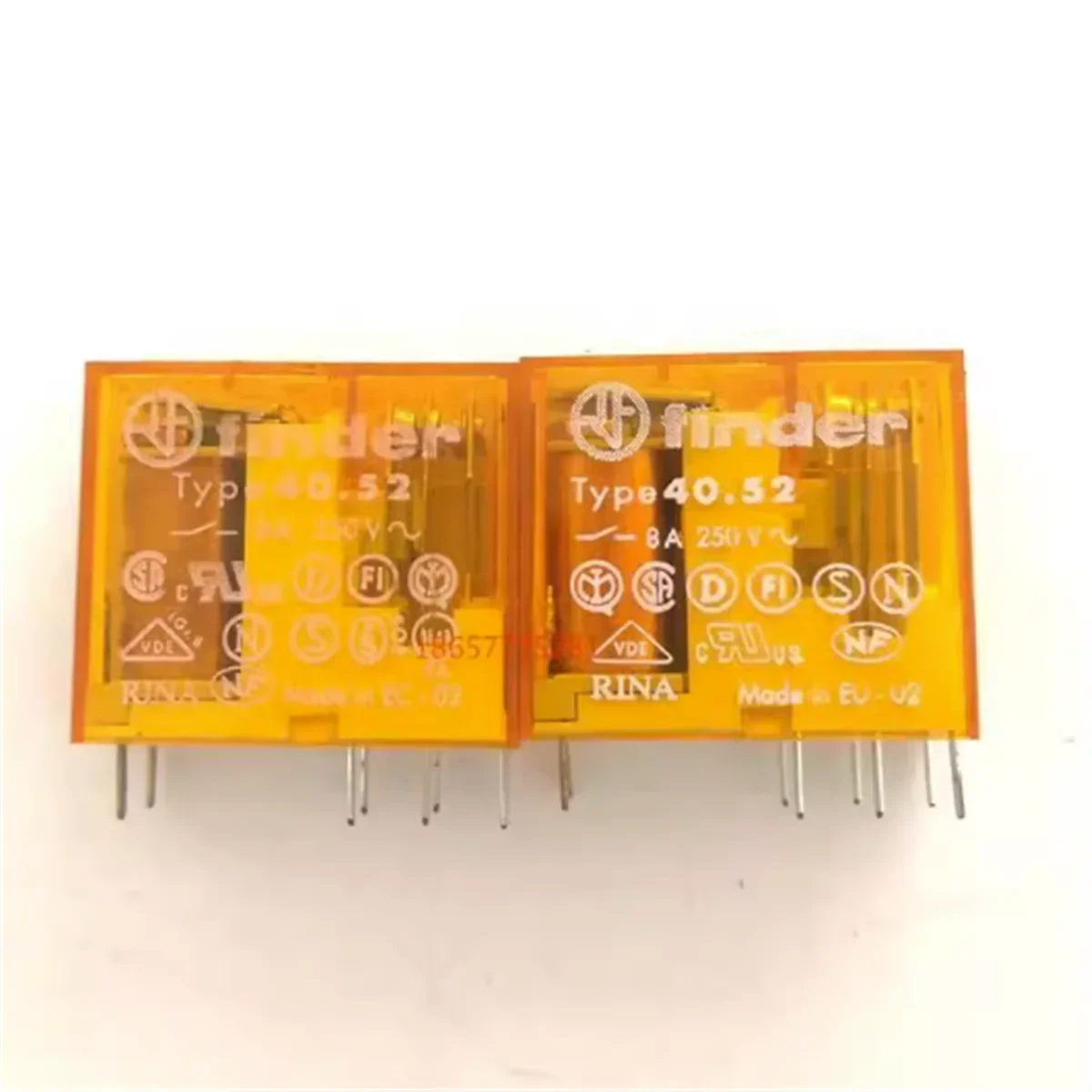 2pcs 40.52.8.230.0000 Type 40.52 230VAC 8 Foot 8A 2-on And 2-off Electromagnetic Power Relay For This