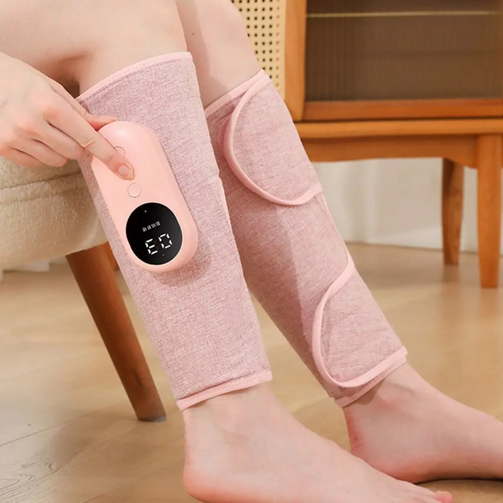 1/2Pcs Hot Compress Electric Leg Calf Massager 3 Mode Pressotherapy Airbag Vibration Leg Air Compression Massager