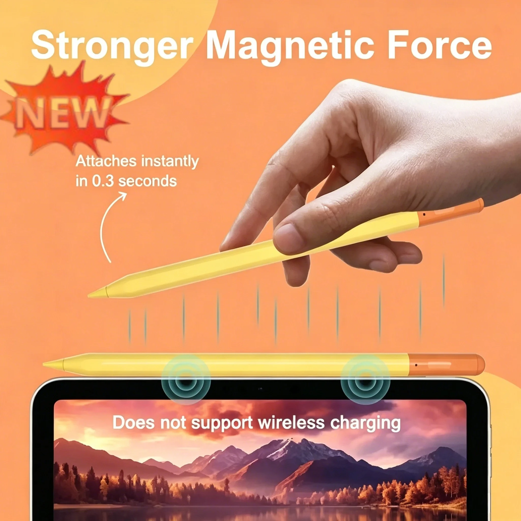 Palm Rejection Tilt Sensitivity Stylus Pencil for IPad Compatible with IPad Air M2 Pro 13/12.9 7th 8th 9th 10thGen 10.2Inch IPad view 2