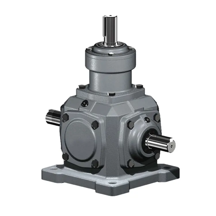 T series right angle shaft and spiral bevel gearbox right angle Transmission Bevel Gear Box