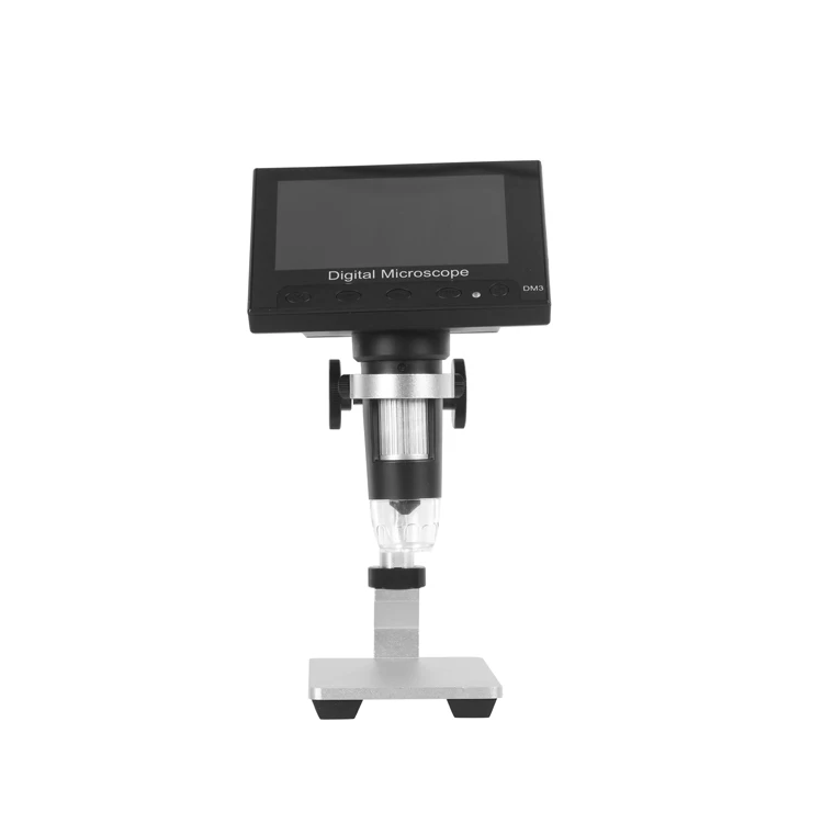 For 1080P 2MP HD Wireless usb Digital microscope with 4.3 inch LCD screen for mobile maintenance