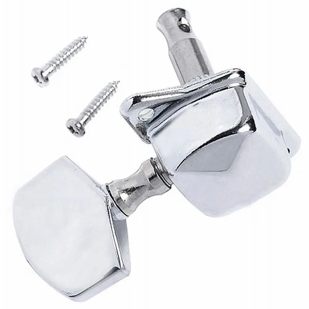 Semi-closed Guitar String Peg Locking Tuners Zinc Alloy String Tuning Pegs 3L 3R Machine Heads String Button Tuner