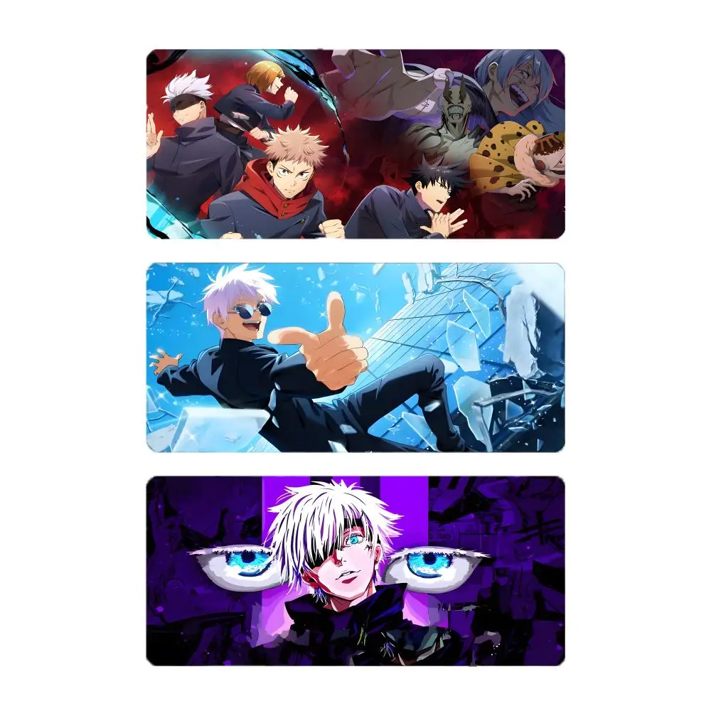 Cool Handsome Gojo Satoru J-Jujutsu Kaisen Mouse Pad Large Gaming Mousepad with Stitched Edges Thickened Desk Mat PC